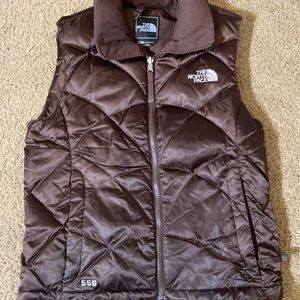 The North Face brown vest